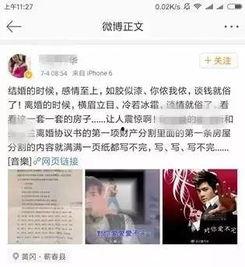 娱乐圈离婚吃瓜爆料小说,揭秘明星夫妻离婚背后的真相